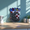 Resin simulation food Miao ethnic refrigerator magnetic stickers for preservation and anti-shedding, cute decoration Specification image